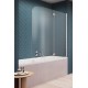 Vannas sieniņa Radaway Eos PND 130 cm