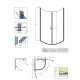 Dušas stūris pusapaļš Radaway Eos PDD I 80x80cm