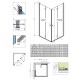 Dušas stūris kvadrātveida Radaway Eos KDD-B 100x100