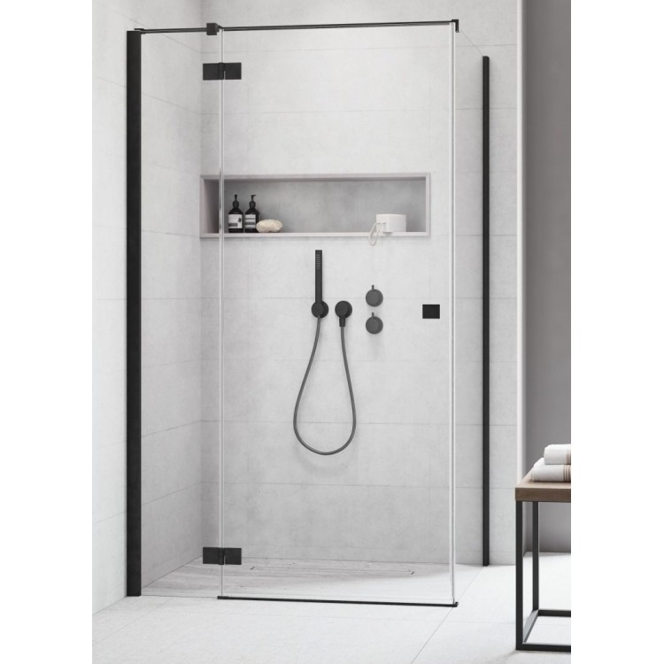 Dušas stūris kvadrātveida Radaway Essenza New Black KDJ+S1 120x120 L