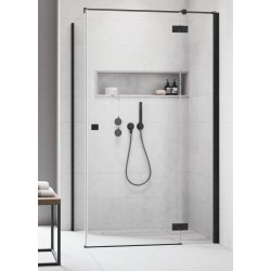 Dušas stūris kvadrātveida Radaway Essenza Black KDJ+S1 100x100 R