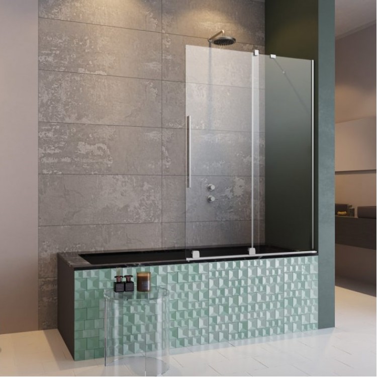 Vannas sieniņa ar bīdāmām durvīm Radaway Furo II PND R 130 cm