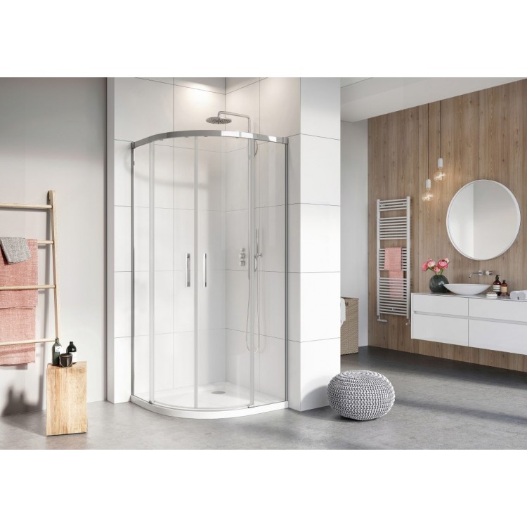 Dušas stūris pusapaļš Radaway IDEA PDD 90x90cm