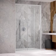 Dušas stūris taisnstūra Radaway Idea KDJ White 120x80cm, 120L/80R