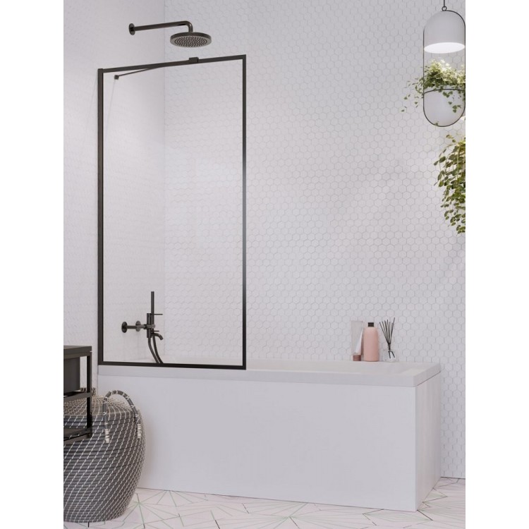 Vannas sieniņa Radaway IDEA Black PNJ II Frame 90 cm