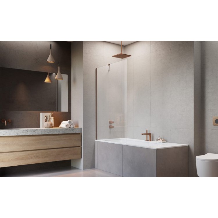 Vannas sieniņa Radaway Modo New Brushed Copper PNJ II 90 cm