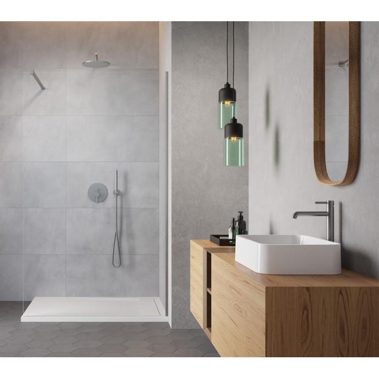 Dušas siena Radaway MODO New Brushed Nickel II 1300x2000mm