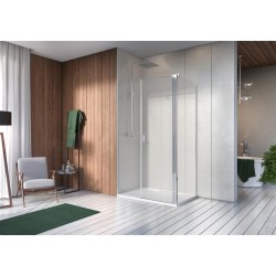 Dušas stūris kvadrātveida Radaway NES KDS II ar krustveida atbalsta stieni 90Lx90cm