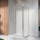 Dušas stūris kvadrātveida Radaway NES KDS II ar krustveida atbalsta stieni 90Lx90cm