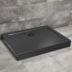 Dušas paliktnis taisnstūra Radaway DOROS D Compact 130x90cm, melns akmens