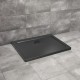 Dušas paliktnis taisnstūra Radaway DOROS D 100x80cm, melns akmens