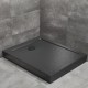 Dušas paliktnis taisnstūra Radaway DOROS F Compact 100x70cm, melns akmens