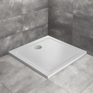 Dušas paliktnis kvadrātveida Radaway DOROS C 90x90cm, balts akmens