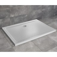 Dušas paliktnis taisnstūra Radaway DOROS D 100x90cm, balts akmens