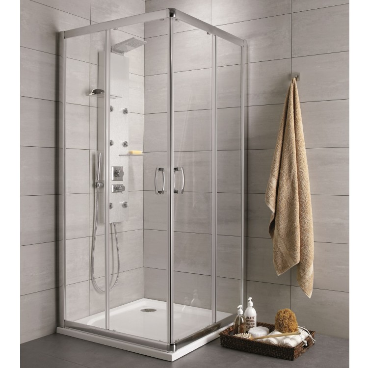 Dušas stūris kvadrātveida Radaway Dolphi Premium Plus C 80x80