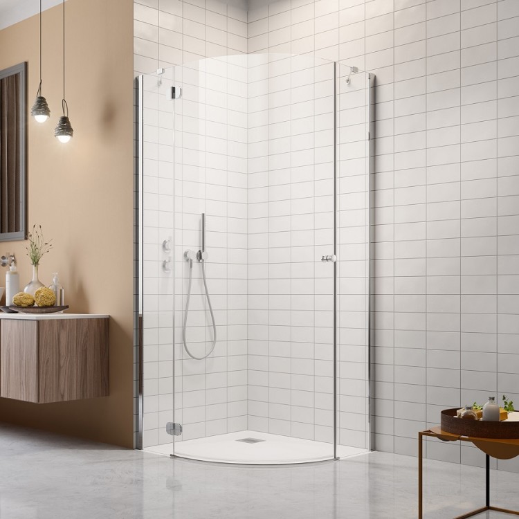 Dušas stūris pusapaļš Radaway Torrenta PDJ 80