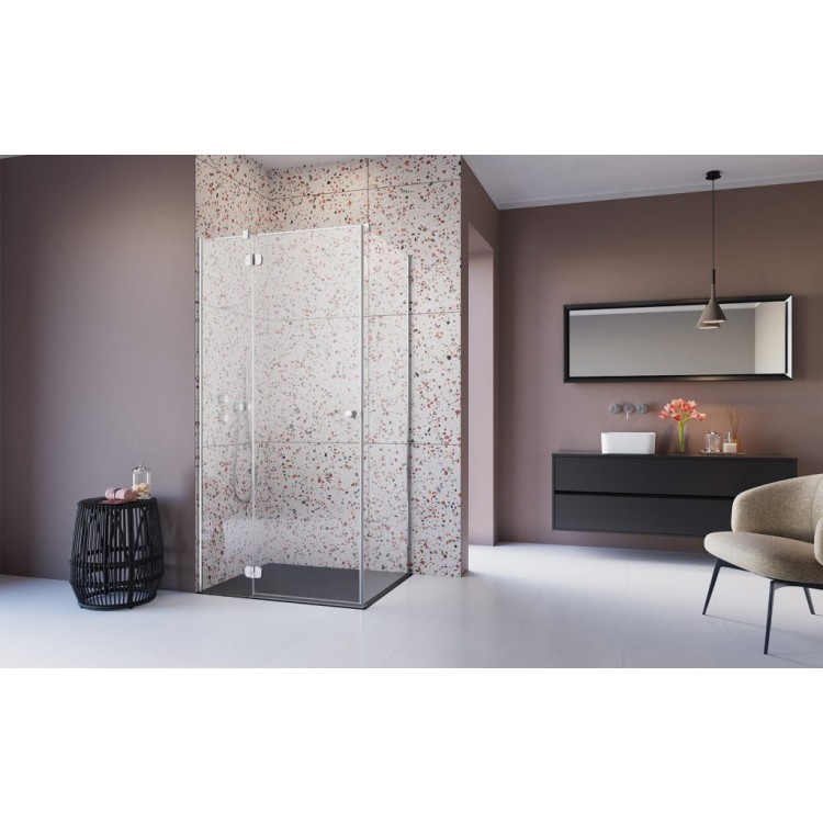 Dušas stūris kvadrātveida Radaway Torrenta KDJ ar krustveida atbalsta stieni 100 L/Rx100