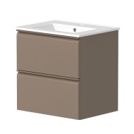 Vannas istabas skapītis ar izlietni Raguvos Baldai COSMOS 51cm, kakao brūns