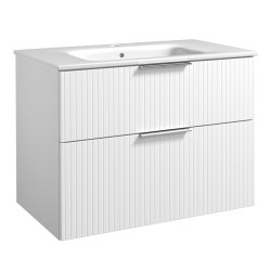 Vannas istabas mēbeļu komplekts RB G-LINE 80cm, balts matēts