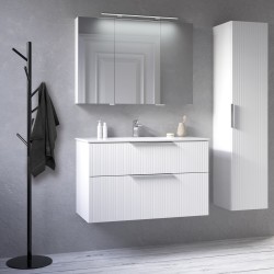 Vannas istabas mēbeļu komplekts RB G-LINE 100cm, balts matēts