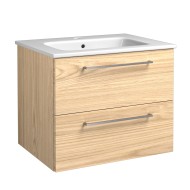 Vannas istabas skapītis ar izlietni RB JOY 60cm, gaišs ozols