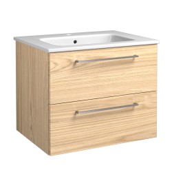 Vannas istabas skapītis ar izlietni RB JOY 60cm, gaišs ozols