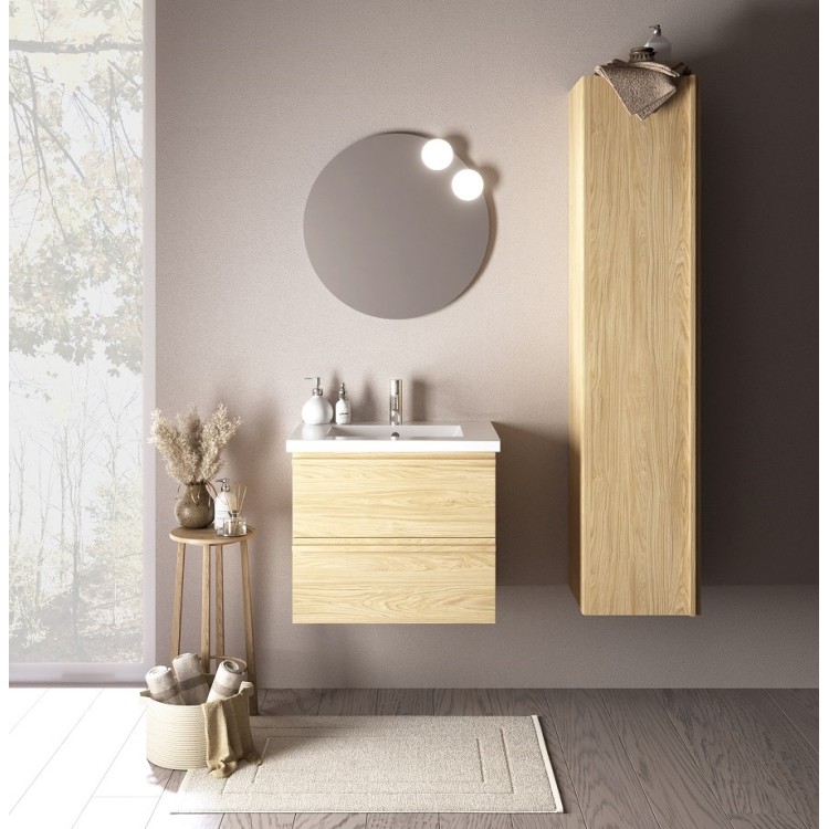 Vannas istabas skapītis ar izlietni RB ONLY 81 cm, gaišs ozols