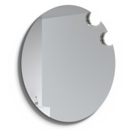 Spogulis ar diviem LED apgaismojumiem RB ECO Round SOLAR 80cm