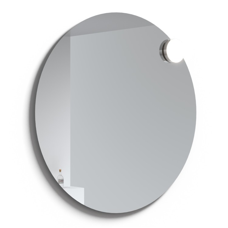 Spogulis ar vienu LED apgaismojumu RB ECO Round SOLAR 80cm