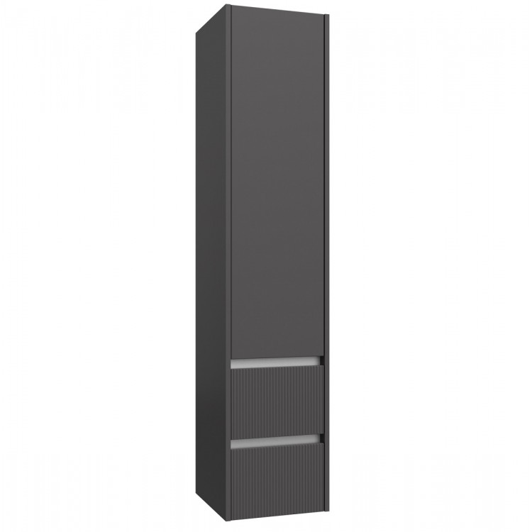 Vannas istabas mēbeļu komplekts RB URBAN 60cm, pelēks/aluminium