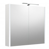 Vannas istabas skapītis ar spoguli un LED apgaismojumu RB URBAN 78 cm, 2002512