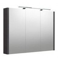Vannas istabas skapītis ar spoguli un LED apgaismojumu RB URBAN 98 cm, 2002705