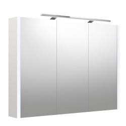 Vannas istabas skapītis ar spoguli un LED apgaismojumu RB URBAN 98 cm, 2002712