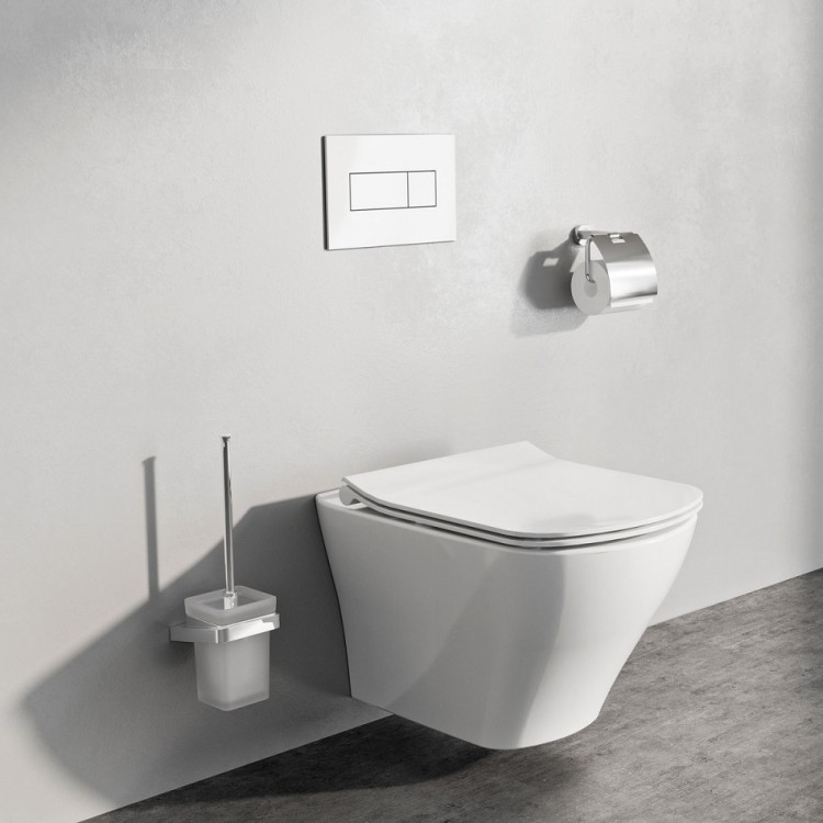 Noskalošanas taustiņš Ravak UNI, balts X01457