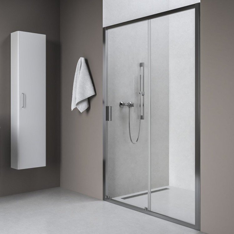 Dušas durvis RAVAK Blix II NBLDP2 120cm, hroms