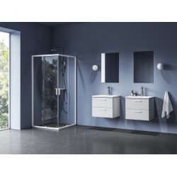 Dušas stūris kvadrātveida RAVAK Blix II NBLRV2 80x80cm, balts