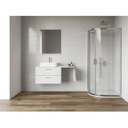 Dušas stūris pusapaļš RAVAK Blix II NBLCP4 80x80cm, hroms