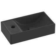 Vannas istabas izlietne RAVAK VEDA W L 40,8x22,2 cm, melna matēta