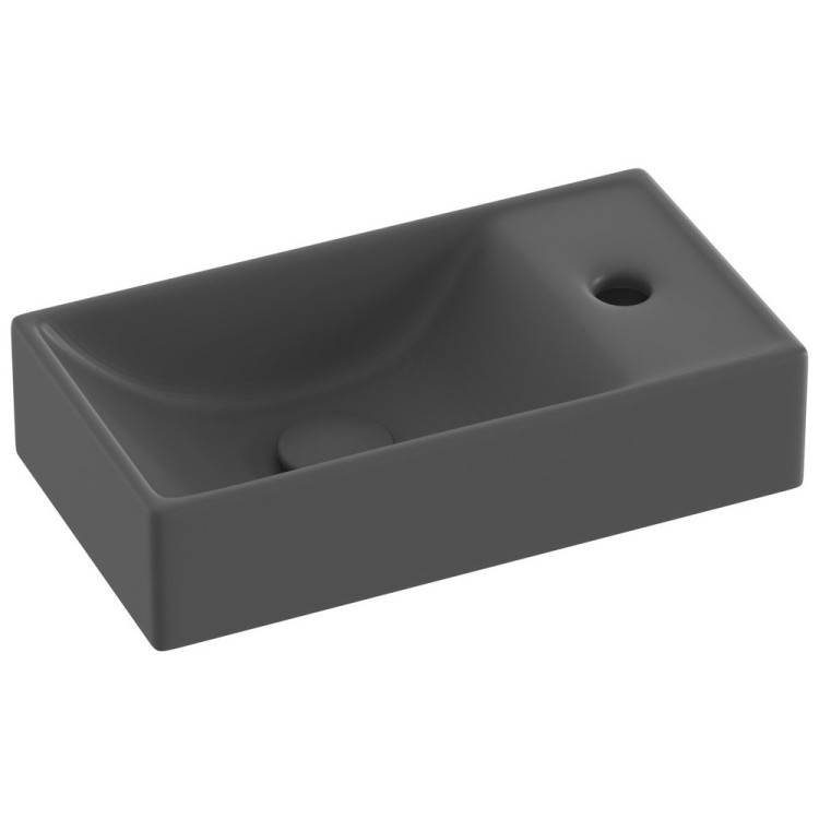 Vannas istabas izlietne RAVAK VEDA W R 40,8x22,2 cm, antracīts