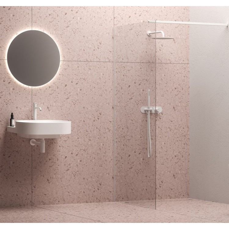 Dušas siena RAVAK Walk In Wall 80x200cm komplekts, balts