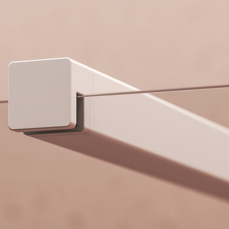 Dušas siena RAVAK Walk In Wall 80x200cm komplekts, balts