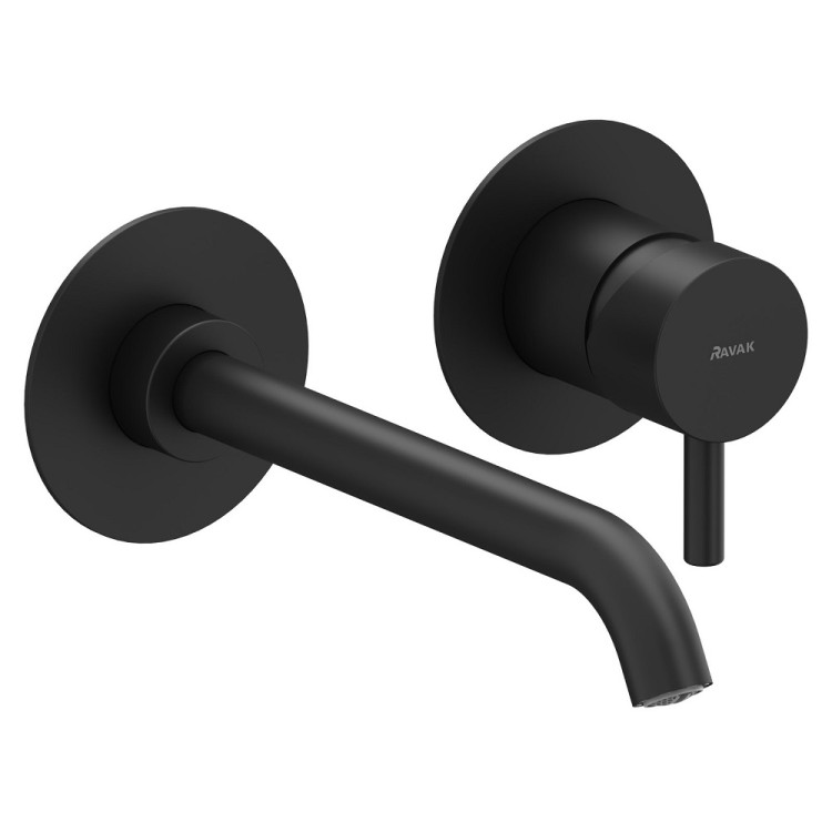 Iebuvējams izlietnes maisītājs Ravak ESPIRIT ES 019.20BLM, melns matēts