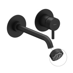 Iebuvējams izlietnes maisītājs Ravak ESPIRIT ES 019.20BLM, melns matēts