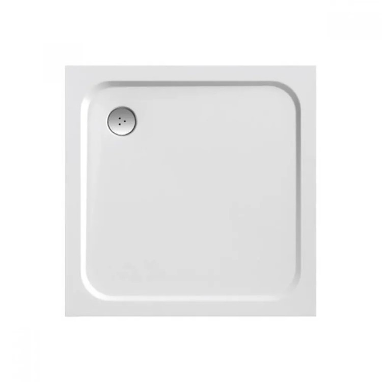 Dušas stūris pusapaļš Komplekts Roll ROVR2-90 90x90cm ar paliktni