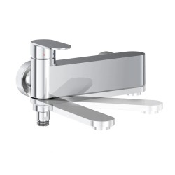 Komplekts Taisnstūra vanna RAVAK CHROME 170x75 cm ar vannas maisītāju CR II 022.00CR, balta