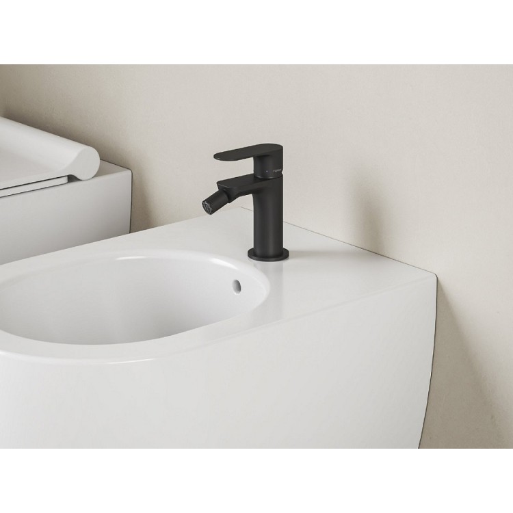 Bidē maisītājs RAVAK Chrome II CR 056.20BL, melns matēts