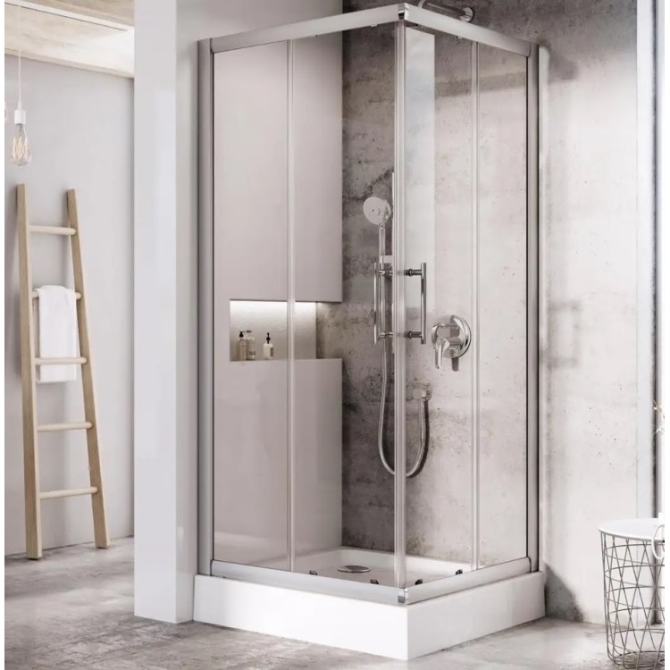 Dušas stūris kvadrātveida Ravak X-Point XP3RV2 80x80cm