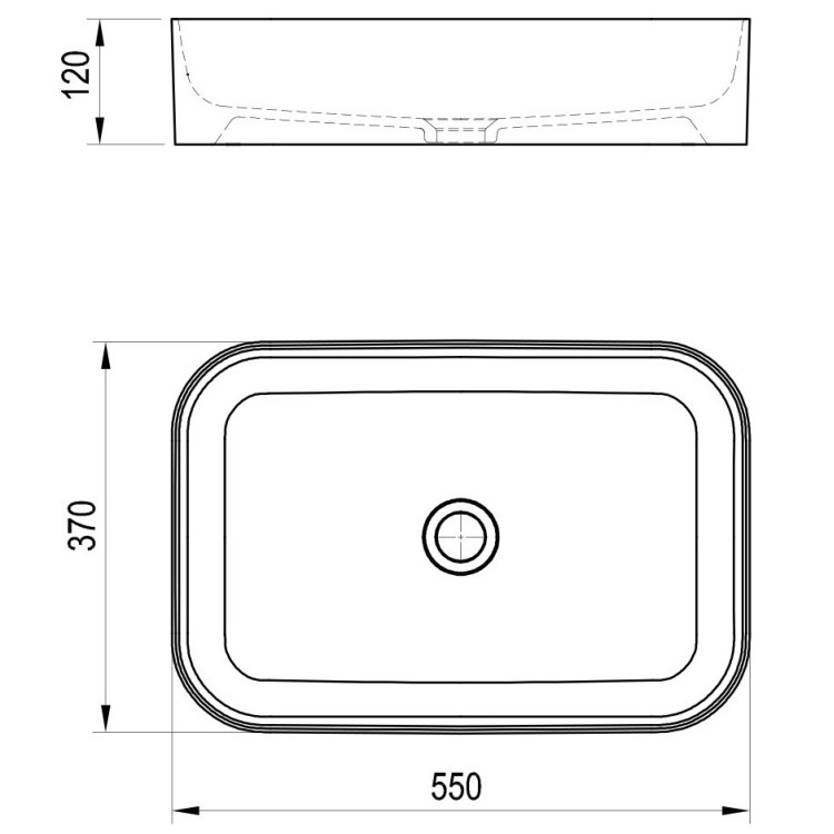 Izlietne Ravak Ceramic 550 R ar Chrome II maisītāju un fiksētu izplūdi