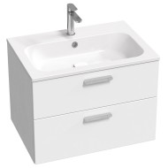 Vannas istabas skapītis izlietnei RAVAK SD 700 Chrome II, balts/hroms