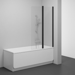 Vannas sieniņa RAVAK Chrome CVS2-100 R, melna